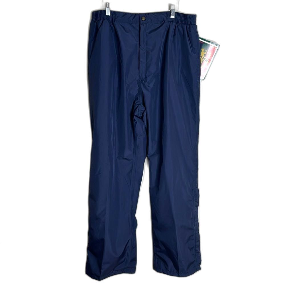 Sunice Men's Greenwich Nylon Water Repellent Outdoors Golf Rain Pants Navy XL